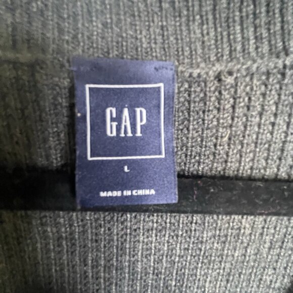 Gap Women's Sweater Size L Wool Coastal Fisherman Nautical Striped Warm - Picture 8 of 14